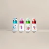 Colorful cartoon pattern baby bottle, anti-flatulence glass bottle for babies, 120ml Application Scenario